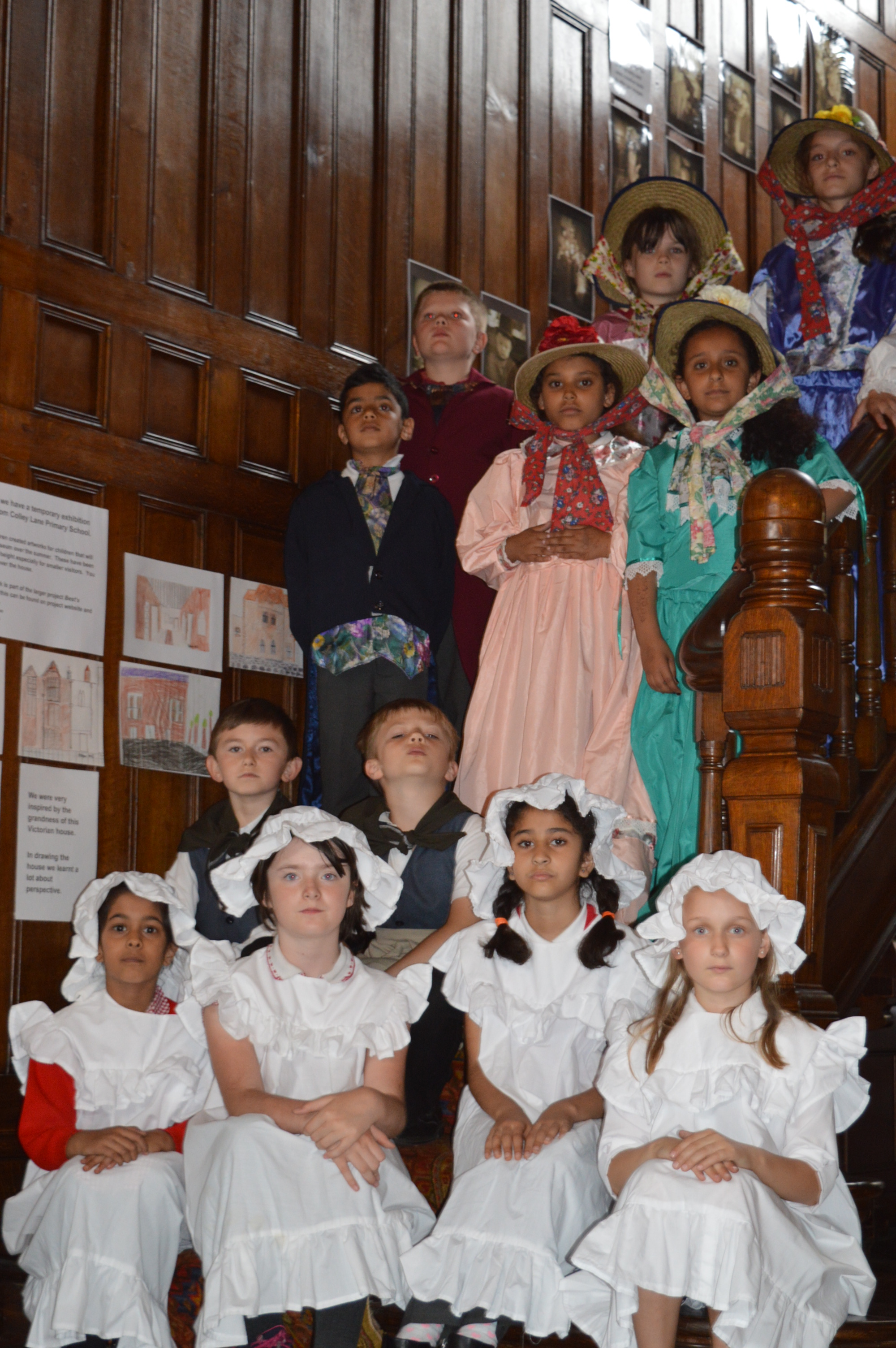 Twelve of the pupils from Colley Lane Primary School visit the exhibition..jpg